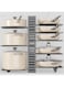 KASTWAVE 8-Tier Adjustable Rack Heavy, Pots and Pans Organizer Rack for Cabinet, Duty Under Cabinet Pot and Pan Storage, Perfect for Pots, Pans, and Lids - Easy Kitchen Organization and Storage