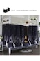 HOME 2PCS Bunk Bed Curtain Single Sleeper Canopy Blackout Cloth Shading Bedding Junior Students College Home Drapery