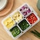 Airtight Refrigerator Food Fresh Box With 6 Pcs Detachable Drain Basket, Fridge Storage Containers With Lids, Sealed Refrigerator Food Fresh Box For Chopped Green Onion Ginger Garlic Vegetables