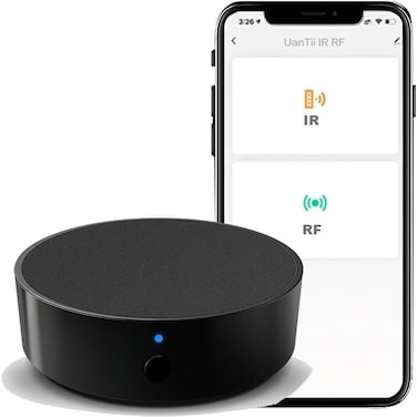 UanTii Tuya Smart IR RF Remote Control WiFi Universal Remote Controller,Smart AC Controller, Support Alexa and Google Home (IR+RF)
