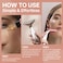 VRAIKO LILY Neck Face Massager, Face Sculpting tool, Skin Rejuvenation Device with Thermal, Triple Action LED and Vibration, for Anti-aging, Lifting and Tightening Sagging Skin (Rose Gold)