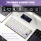 YUNZII AL80 Wireless Mechanical Keyboard, Full Aluminum CNC, Smart LCD Display, Hot Swappable Gasket 75% Layout with Knob, BT/2.4G/USB-C,QMK/VIA Support for Win/Mac (Beige, Gateron Zero Switch)