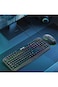 GK-400 RGB Gaming Keyboard &amp; Mouse Combo with Adjustable 7-Color Backlight