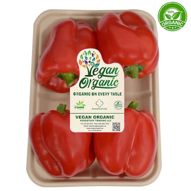 Organics Red Capsicums