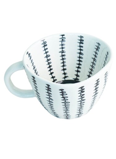 Pear Lina Coffee Mug Black/White