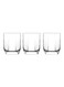 3-Piece Tuana Glass Set Clear 3x320ml