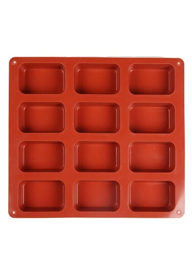 Silicone 12 Square Soap Cake Aromatherapy DIY Mooncake Wax Sheet Baking Kit Rabbit Cookies