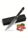 Chef Knife Kitchen Knife 5-inch,with Gift Box,Fruit Knife,Damascus Pattern Knife for Home,Camping,MeatCutting,Boning,BBQ