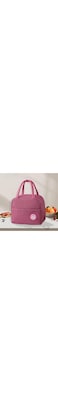 Lunch Box Bag, Insulated Lunch Bag, Waterproof Reusable Lunch bags for Kids,Adult,Women,Man,Office,Work,School,Beach,Picnic,Fishing,Hiking, Travel, Thermal Leak-proof Cooler Tote Bag (Pink)