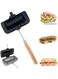 Breakfast Sandwich Maker - Hot Dog Toaster - Egg Panini Press Pan - Nonstick Sandwich Skillet with Removable Handle