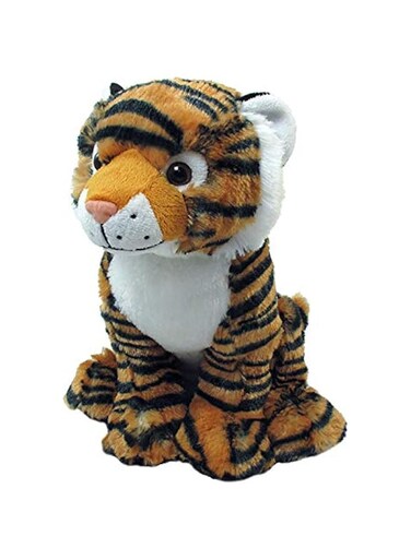 Fitto Tiger Sitting Plush Toy - 30cm, Soft &amp; Cuddly Stuffed Animal, Perfect for Kids, Ideal Gift for Babies and Toddlers, Plush, Adorable &amp; Durable Lion Stuffed Toy