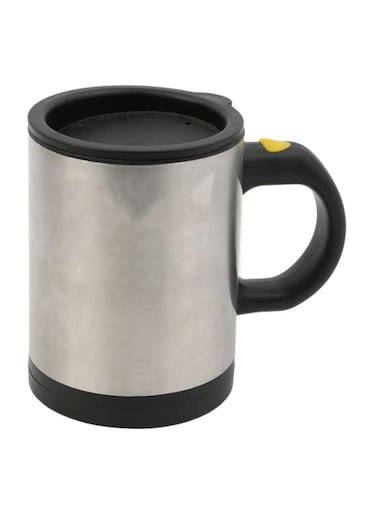 Steel Self Stirring Mug Silver 320ml