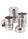 Industries 3 Pieces Stainless Steel Tea, Coffee And Sugar Container Set, 500Ml,300Ml,200 Ml (Silver) -Ctktc38138