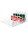 Fabater Drink Organizer for Fridge, 6 Row Automatic Pusher Glide, Self Pushing Soda Can Organizer for Refrigerator, Width Adjustable, 12oz 16oz 16.9oz 20oz, Beer Can Water Bottle Storage