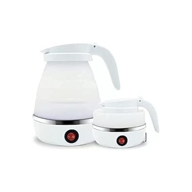 New Travel Foldable Silicon Water Heater Jug Collapsible Mini Portable Electric Kettle