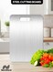 Heavy Duty 304 Stainless Steel Cutting Board for Kitchen, Ideal for Chopping, Slicing, Baking and Preparing Meat, Cheese, Vegetables and Fruits, 40 x 28cm