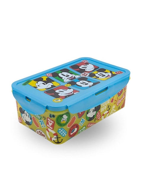 Stor Rectangular Food Container With Removable Compartments 1190 Ml Mickey Mouse Fun-Tastic