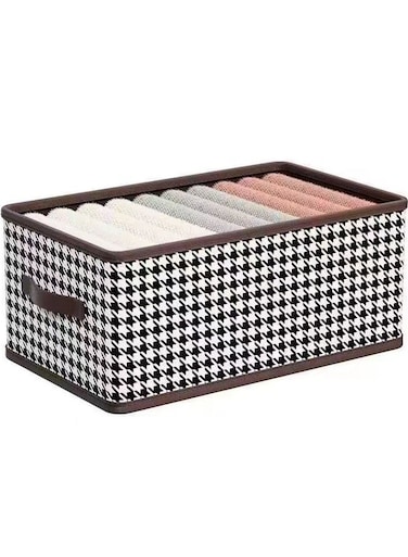 wardrobe clothes storage storage box, thickened bottom plate, steel frame drawer clothes storage with handle, foldable clothes, jeans, sweater, blanket, toy storage box (Qianqiao)