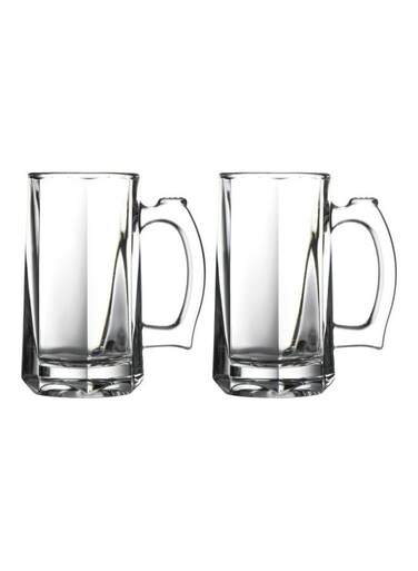 2-Piece Pub Mugs Clear