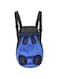 Coolbaby Outdoor Breathable Pet Dog Carrier Backpack Double Shoulder Portable Front Mesh Travel Pet Bags For Cat Small Medium Dogs, Blue