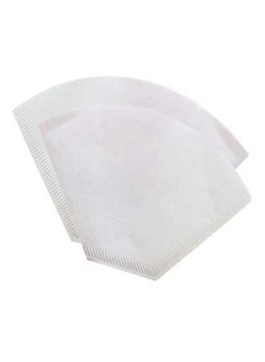 -Piece Coffee Paper Filter White 20grams