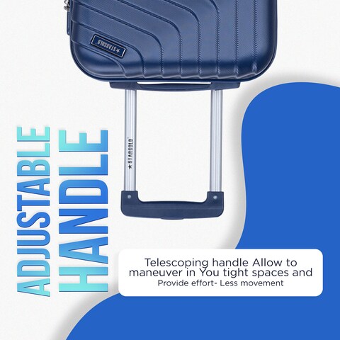 STARGOLD Single Hardside ABS Trolley Luggage With Number Lock 20 Inches