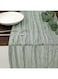DSGUO FUSU 13.3ft Cheesecloth Table Runner 36x160inch Boho Gauze Cheese Cloth Table Runner Rustic Sheer Runner For Wedding Bridal Baby Shower Birthday Party Cake Table Decorations (Sage Green)
