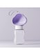 Dog/Cat Water Bottle Dispenser with Feeder, 350ml, Lightweight, Portable (Purple)