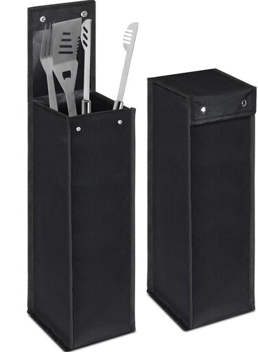 BBQ Tool Bag for Outdoor Grilling and Camping, Foldable Design for Easy Storage and Transport