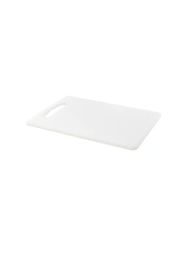 Chopping board, white, 34x24 cm