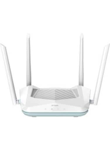 WiFi 6 Router, AX1500 Ai Series 802.11AX Smart Home Wireless Internet Gigabit Dual Band Network System (R15) White