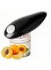 Can Opener, One-touch Automatic Can opener, Handheld Opener, Automatic Can Opener for Almost Sizes of Cans, Battery Operated Can Openers (Black)