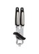 MT Opalina Can And Bottle Opener, Silver/Black