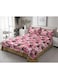 King Size Bed Sheet Set 200x220 cm Floral Pattern Printed Bedding 125 GSM Soft Lightweight Breathable Fabric 1 Bedsheet 2 Pillow Covers Durable &amp; Fade Resistant
