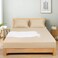 Home 100% Rayon Derived from Bamboo Cooling Fitted Sheet in King Size (200cm x 200cm), 40cm Deep Pocket, 2.5cm Wider Strong Elastic, Silky Smooth, Khaki