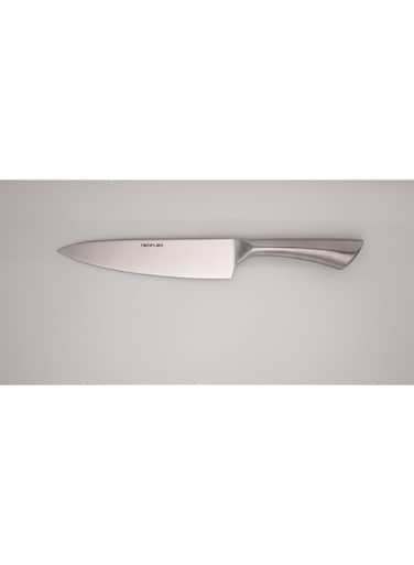 Neoflam,Stainless Steel,Chef knife,(13.5inc), high carbon S.S,Die-cast handle,34.4cm,Silver Color.