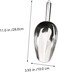 B&amp;S Stainless Steel Ice Scooper - Metal Scoops