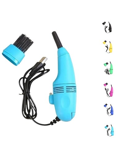 Pro Vacuum Cleaner, Computer Vacuum Cleaner, Sewing Machine Vacuum Cleaner, Keyboard Vacuum, Pc Laptop Cleaner,Electronics Laptop Vacuum (Blue)