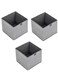 3 Pack 29L Storage Bags, Clothes Storage Bins Foldable Space-saving Closet Organizers Travel Garment Storage Underbed Containers Clothes Organizer 30*30*30cm Grey