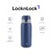 LocknLock Chubby Tumbler 370ml &ndash; Blue, Stainless Steel Mug with Double-Wall Insulation &amp; One-Touch Lid