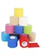 Excefore 12 Pieces Pet Vet Wrap Self Adherent Bandage Stretch Cohesive Tape Pet Elastic Bandaging Wraps for Wrists Ankle Sprains Swelling Puppy Dog Pet Cohesive Bandages (10 Colour)