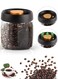 Storage Container, Vacuum Sealing for Jars, Glass Kitchen Storage Jars, Coffee Jars with Airtight Lid for Coffee Beans &amp; Grounds, Tea, Sugar, Nuts, Spices