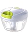 Dubai Gallery Manual Food Chopper White/Green 13.6X10.6X13.2Centimeter