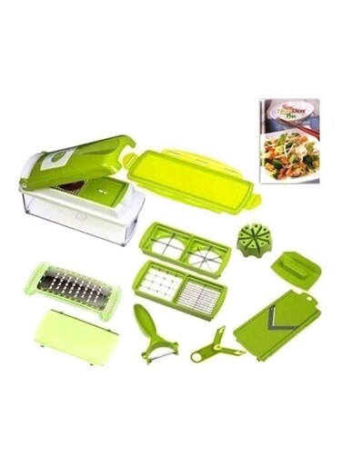 Dicer Super Slicer Plus Vegetable Fruit Peeler Green