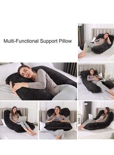 Pillow U-Shape Full Body Maternity Pillow velvet pillow for women's