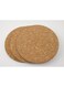 Khazna Cork Trivets for Dishes, Pots, Pans and Plants Diameter, Brown, 2 PCS