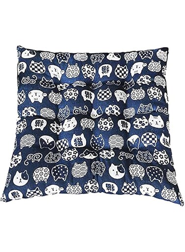 Chair Cushion Pad, Print Cartoon Office Chair Cushion for Butt Soft Cotton Seat Cushions for Pressure Relief Non-Slip Chair Cushions Cozy Comfortable Chairs Seat Pillow Chair Pads for Home Office