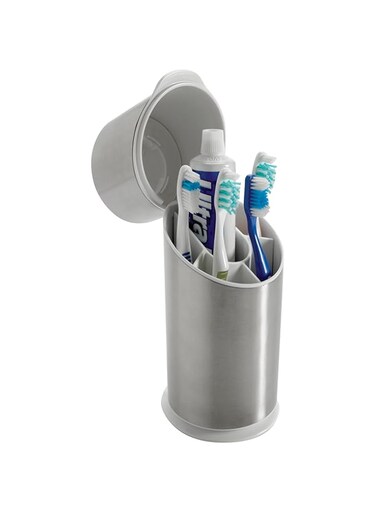 Oxo Stainless steel 9.75 Inch Good Grips Stainless Steel Toothbrush Organizer, 1286600