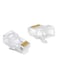 100-Piece Cat 6 RJ 45 Cable Connector Clear
