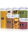 Arabest Airtight Food Storage Box, 7 Piece BPA Free Plastic Grain Containers with Easy Lock Lid for Kitchen Pantry Organization and Storage, Includes 24 Labels